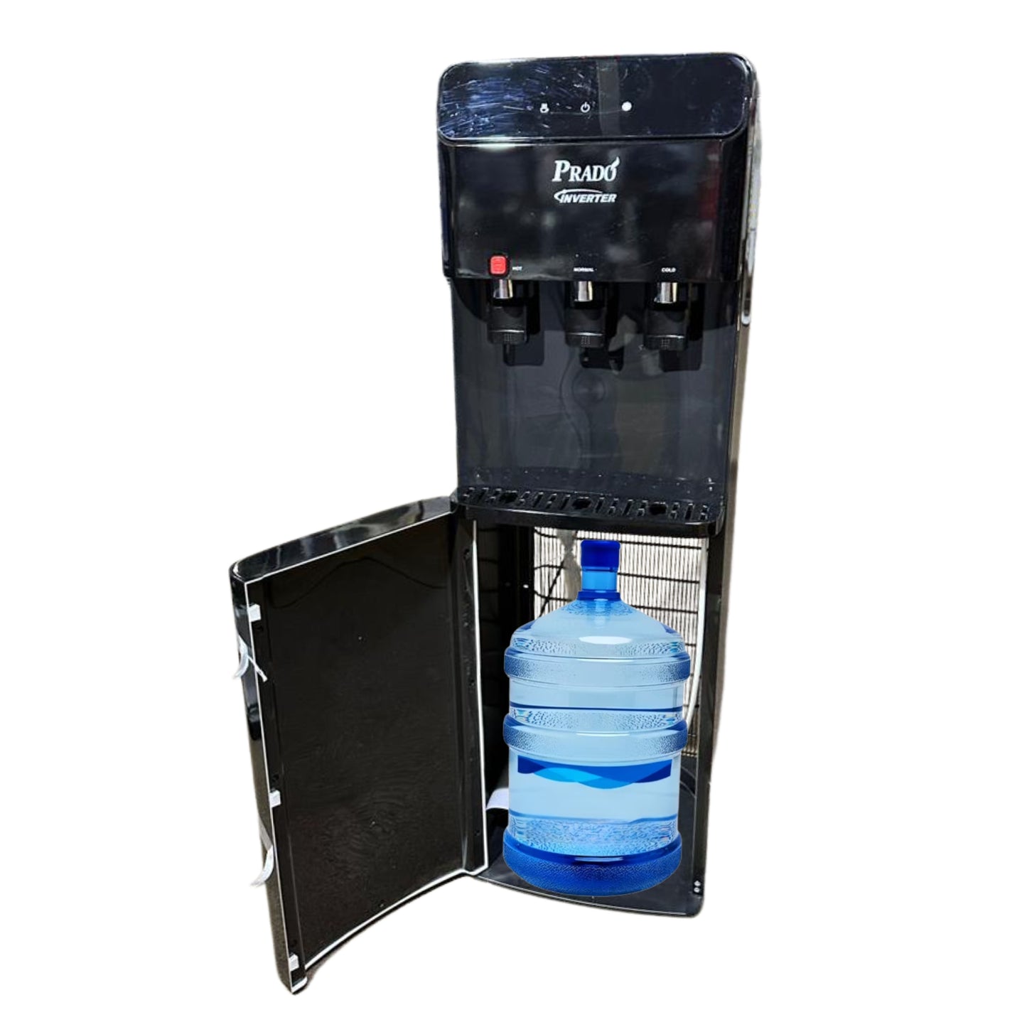 Prado Inverter bottom  load water dispenser Full black