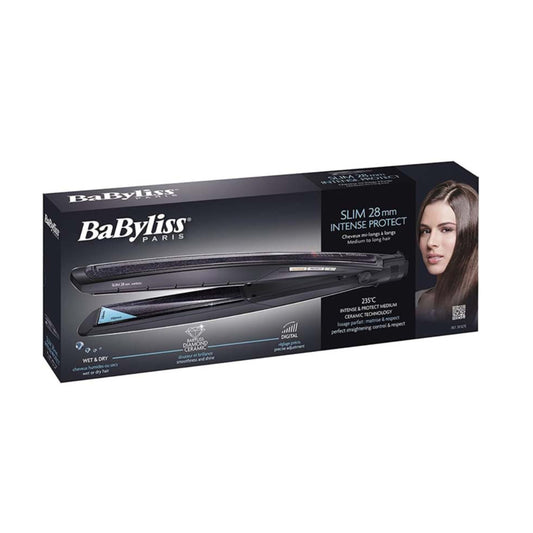 Babyliss Wet & Dry Hair Straightener Slim 28mm intense protect