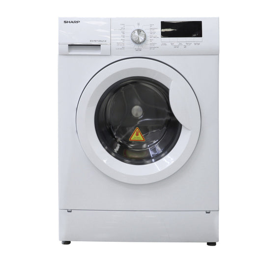 Sharp 7 KG Front Load Washing Machin White 1000 rpm