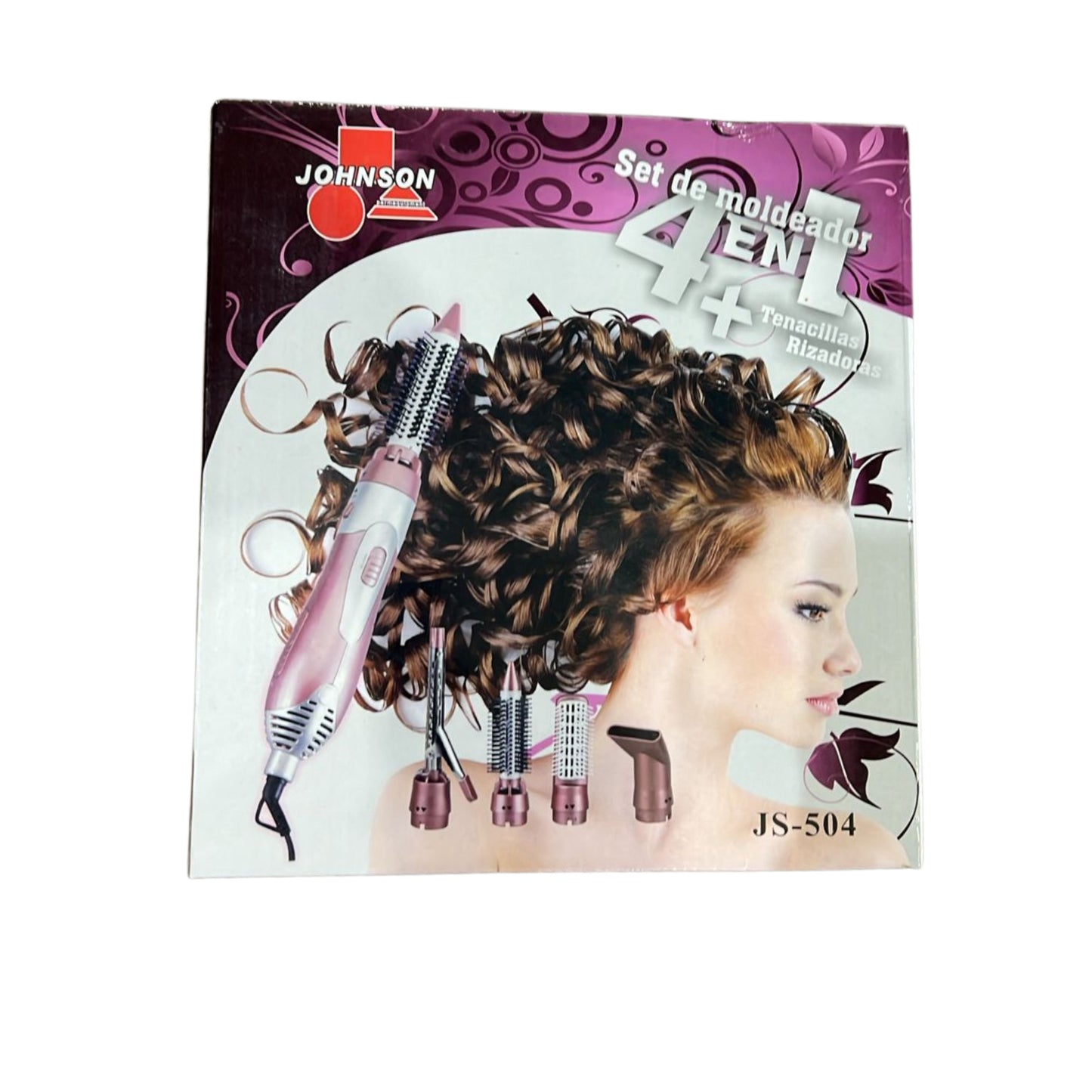JOHNSON 4 In 1 Curling Iron And Dryer Hair Set  - 1200W