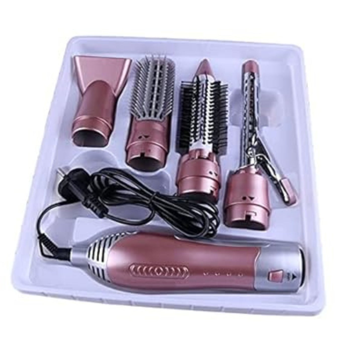 JOHNSON 4 In 1 Curling Iron And Dryer Hair Set  - 1200W