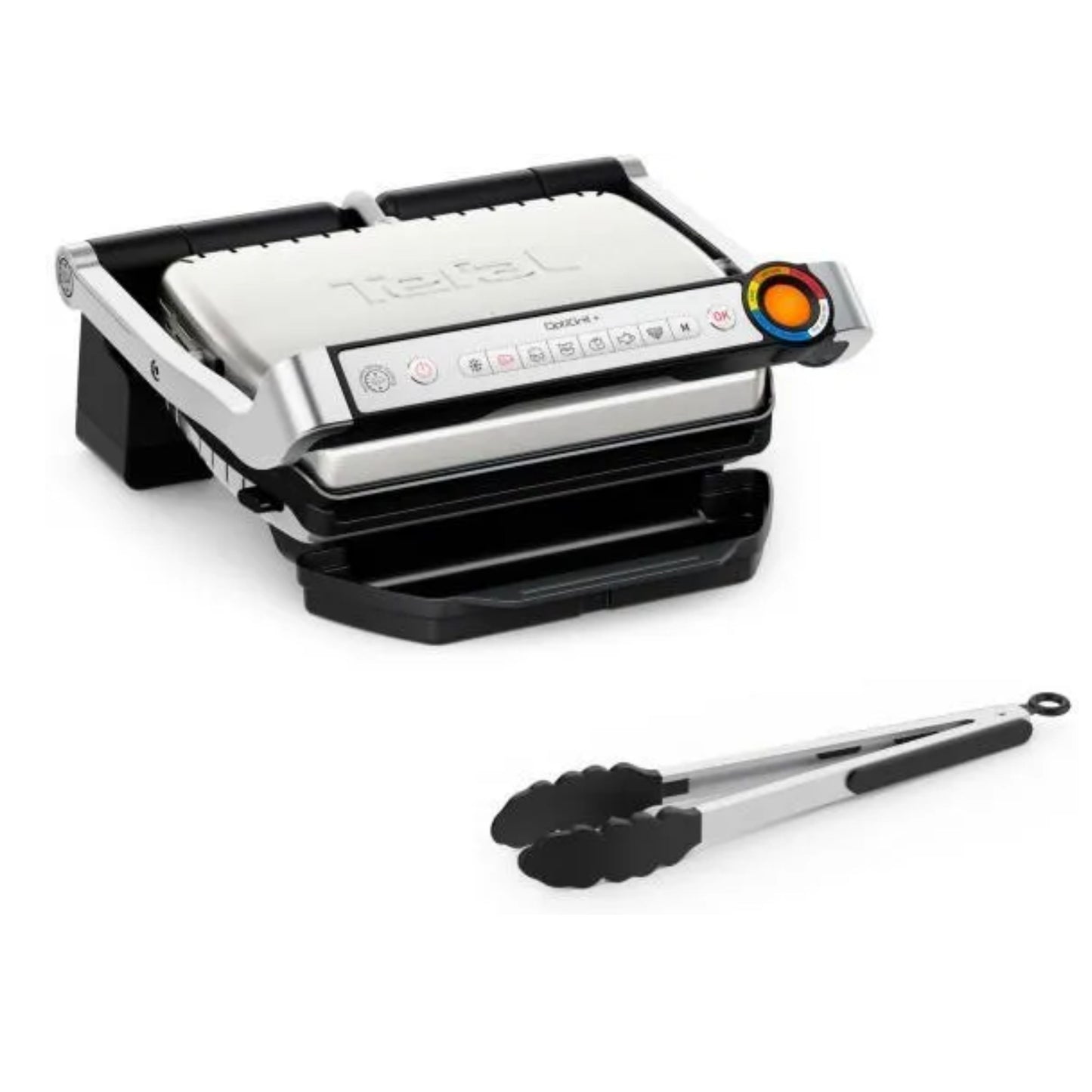 Tefal OptiGrill+, 2000 W, stainless steel - Table grill