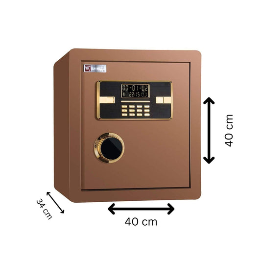 Brown 30 KG fire proof Safe - 40cm