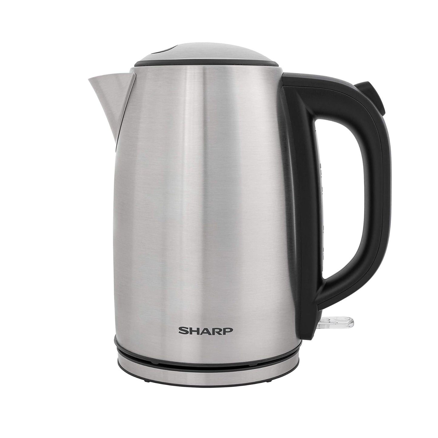 Sharp 1.7L, 3000W, Concealed Coil, Complete Brushed Stainless Steel Electric Kettle , Silver, with 1 Year warranty