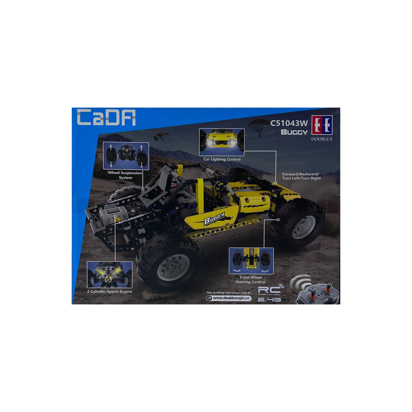 Radio-controlled constructor CaDa deTech Buggy 522pcs