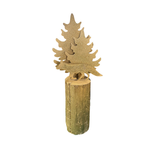 Metal Trees Gold 45cm
