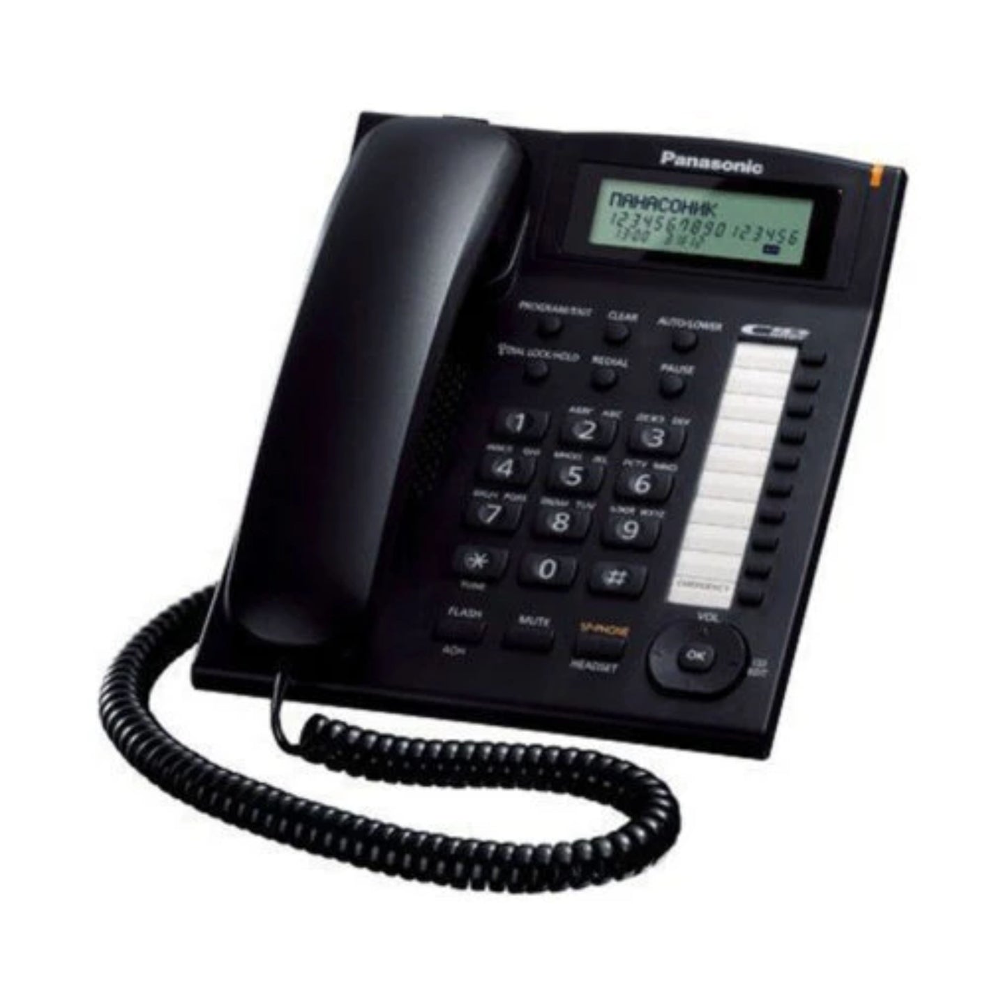 Panasonic Caller ID  - Corded Phone available in black or white