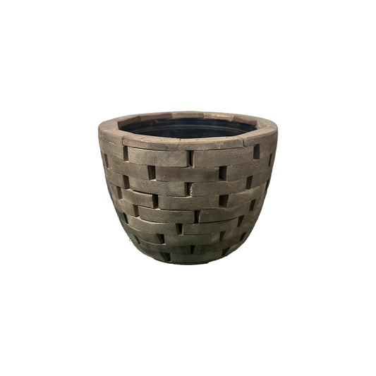 Wooden Flower Pot 12cm