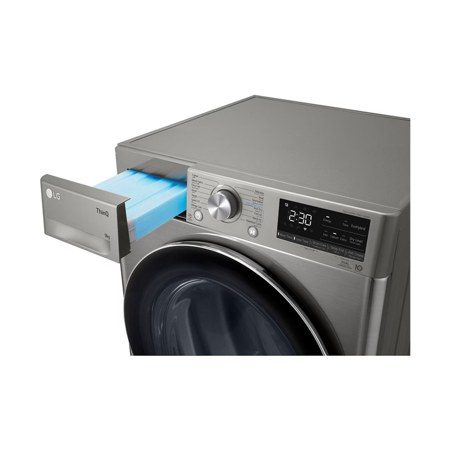 LG Dryer 9kg Dual Inverter Heat Pump Silver