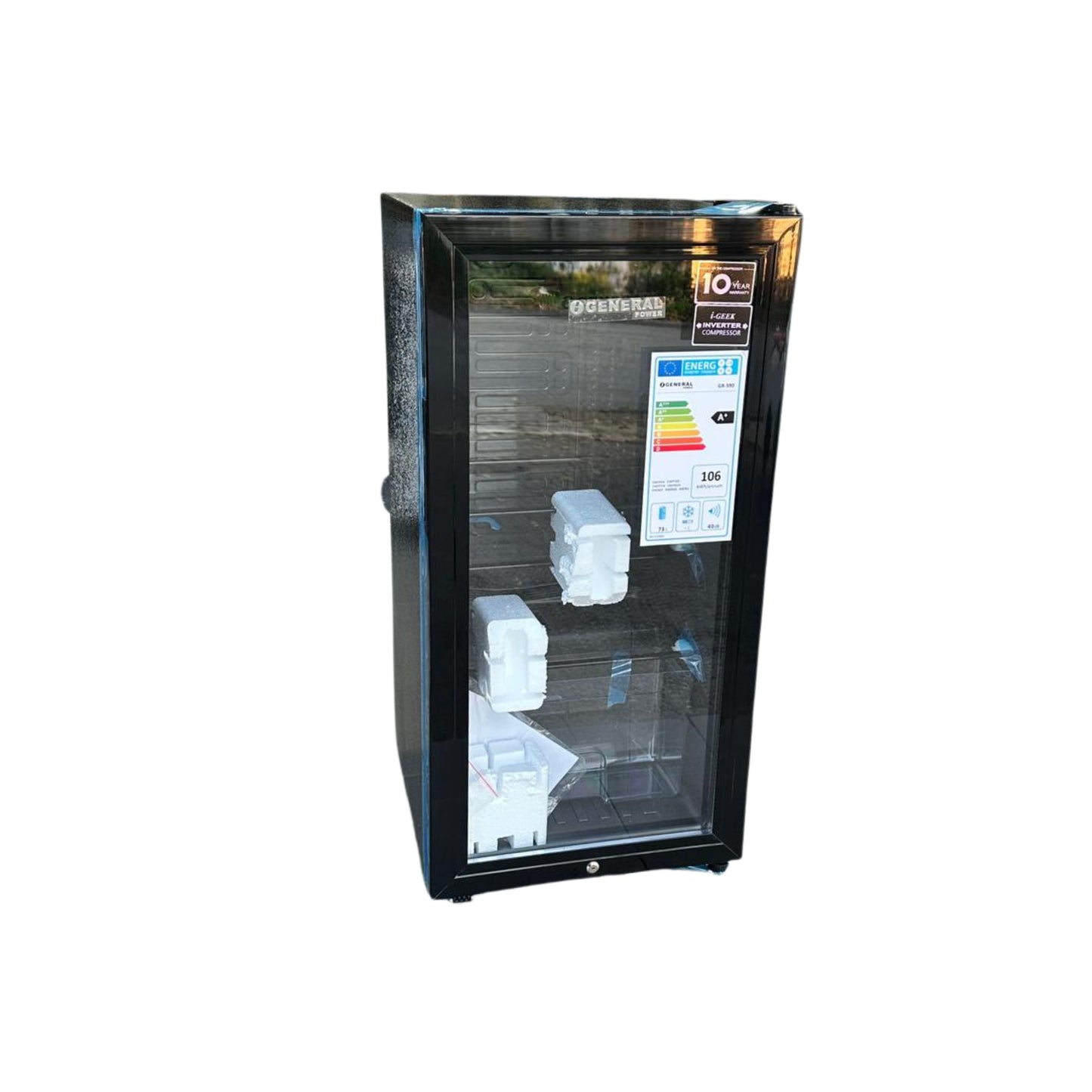 O-General Glass Door refrigerator 83 cm