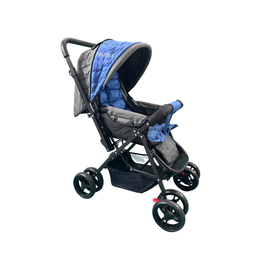 MegaCar-navy blue/grey Stroller