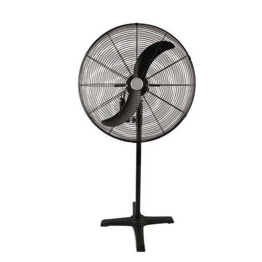 National Line Industrial Stand Fan 26" 3 Blades 180 Watt