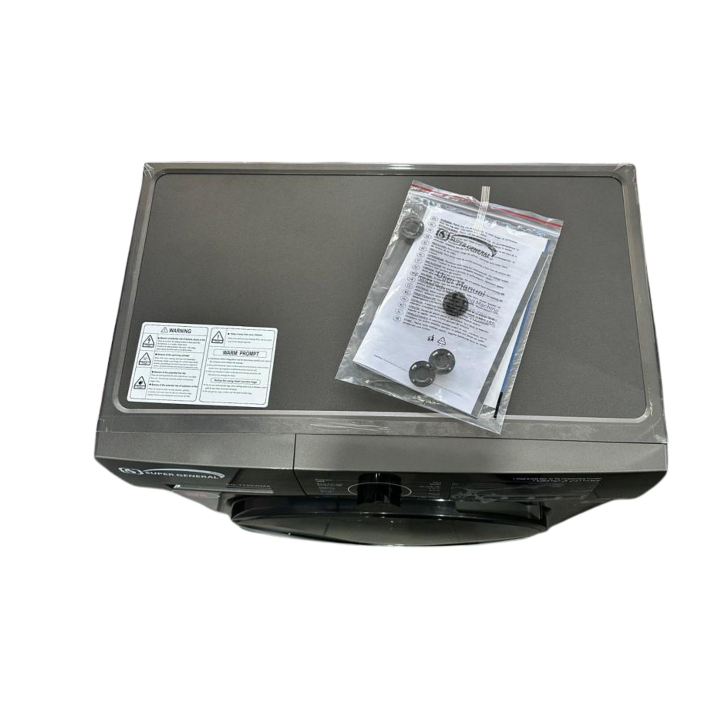 Inverter Super General washing maching   - 7kg 1000RPM Silver