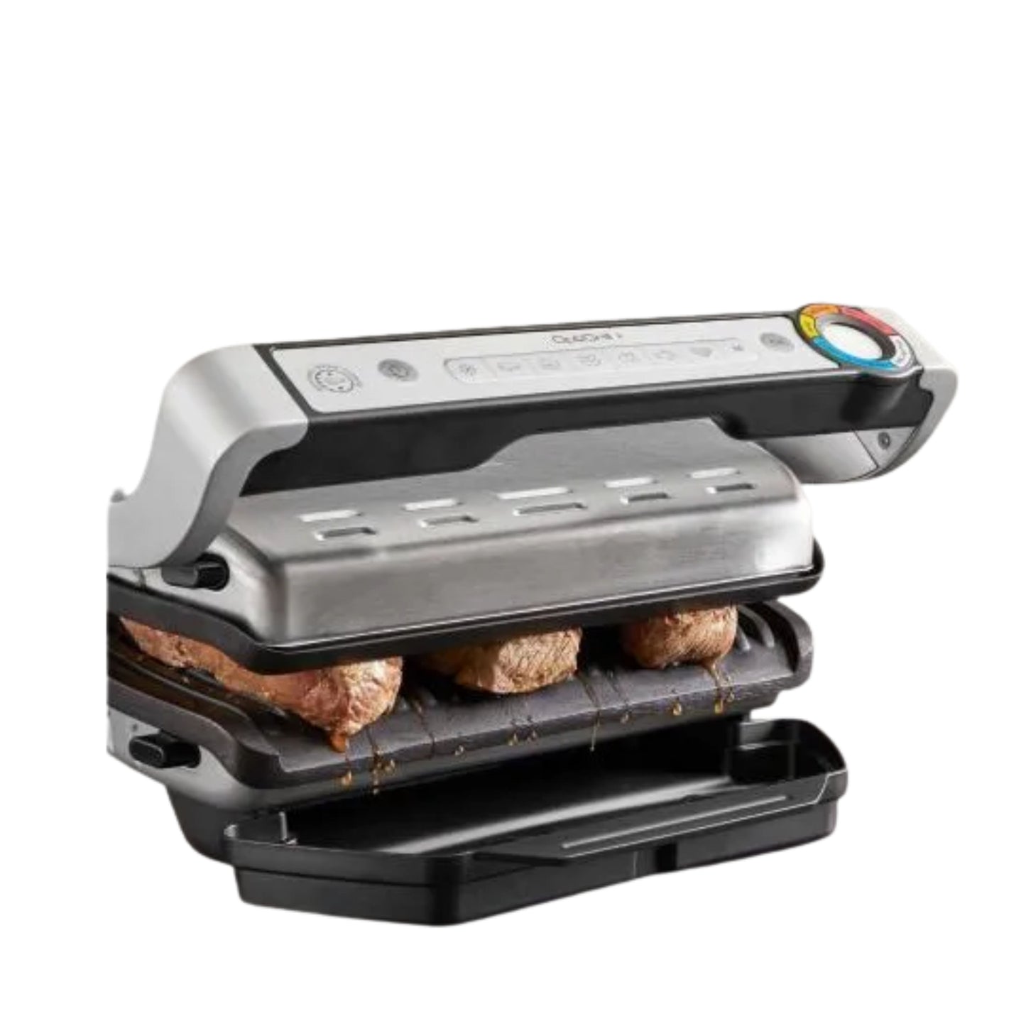 Tefal OptiGrill+, 2000 W, stainless steel - Table grill