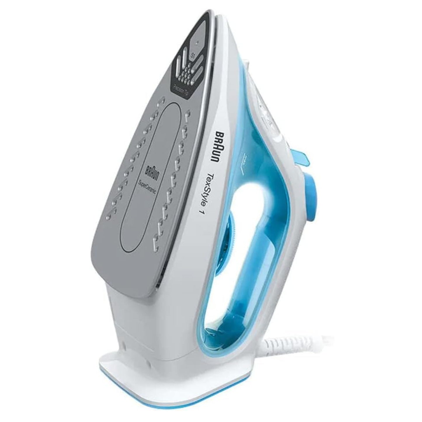 Braun Steam Iron, 2000W, 120g Steam Shot per Minute, Super Ceramic Soleplate, Self Clean, Anti Drip, 220ML Water Tank, Water Spray, 50% Energy Saving,...
