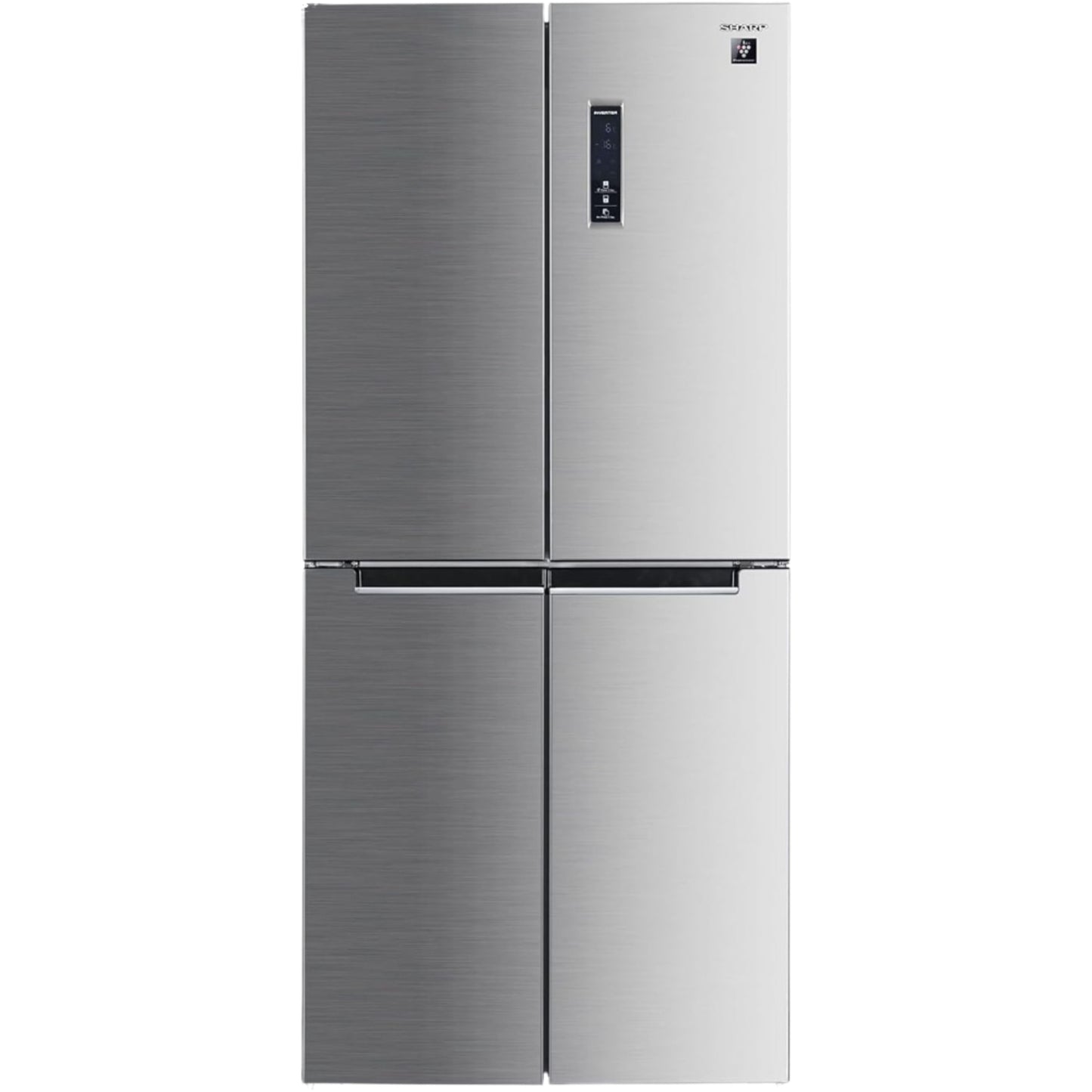 sharp fridge 4 doors  560L 180 cm - Stainless steel