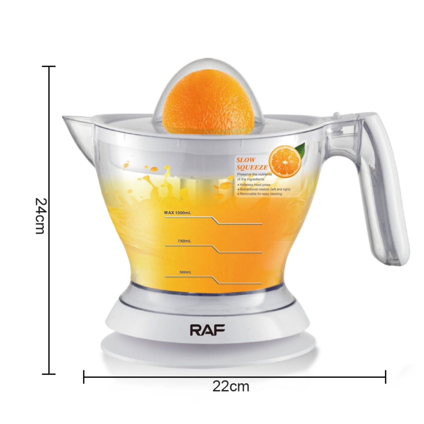 Raf citrus juicer 40W 1000ml
