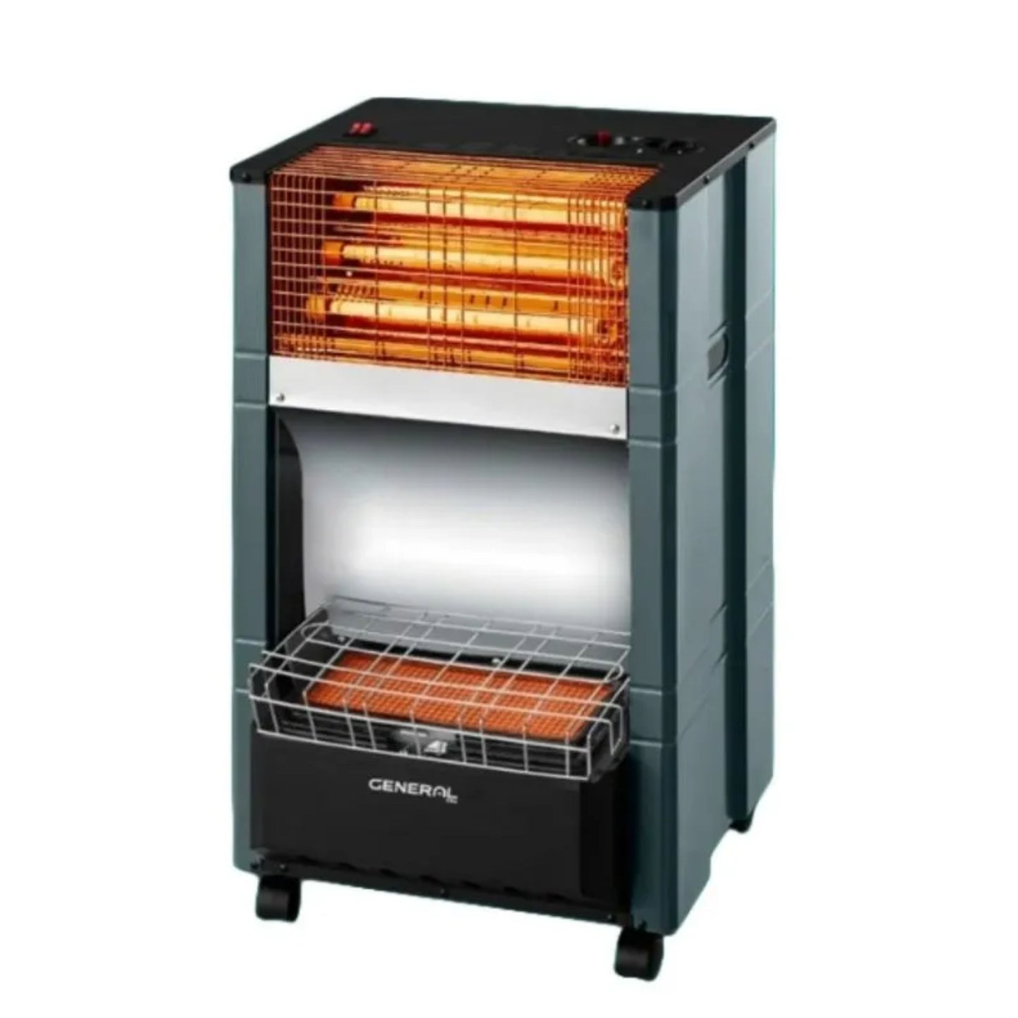 General Line – Gas Heater with Electric Quartz element. 1200W. 400W pc, infrared fast heating)