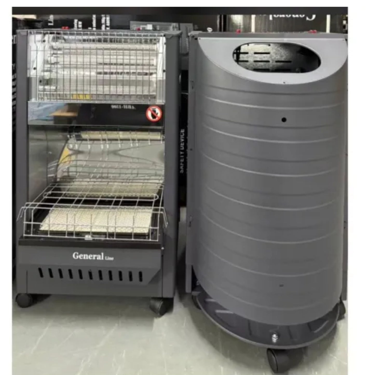 General Line – Gas Heater with Electric Quartz element. 1200W. 400W pc, infrared fast heating)