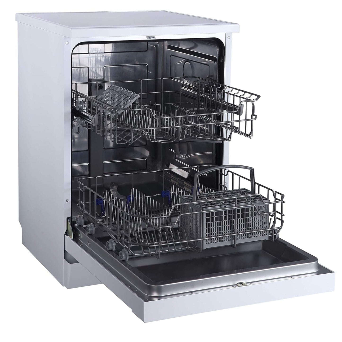 Sharp 12 Place Settings 6 Programs Free Standing Dishwasher, stainless steel