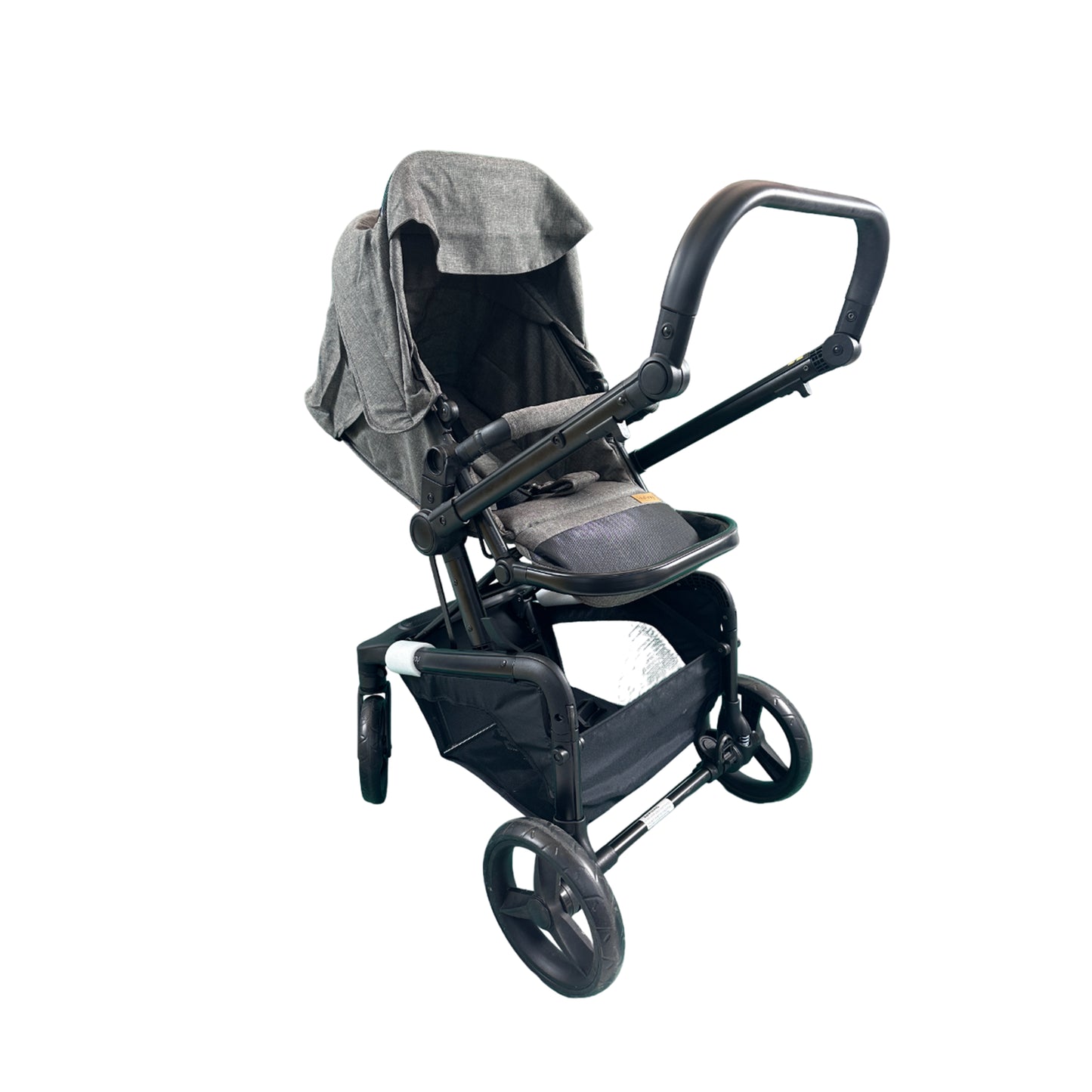 BurBay-   black/Grey Stroller