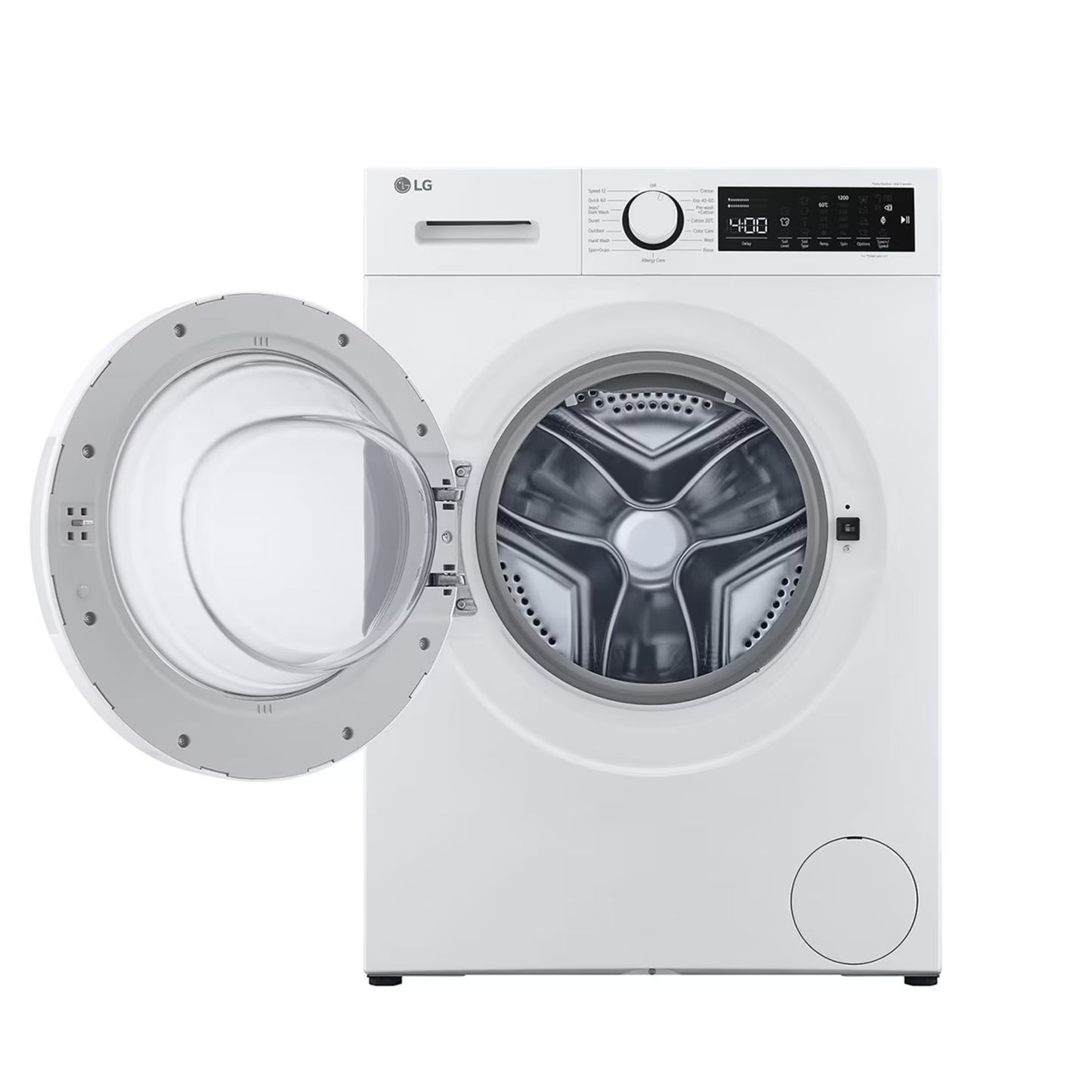 LG Front Load Washing Machine with Stain Care and Allergy Care Cycles, 8kg White Color