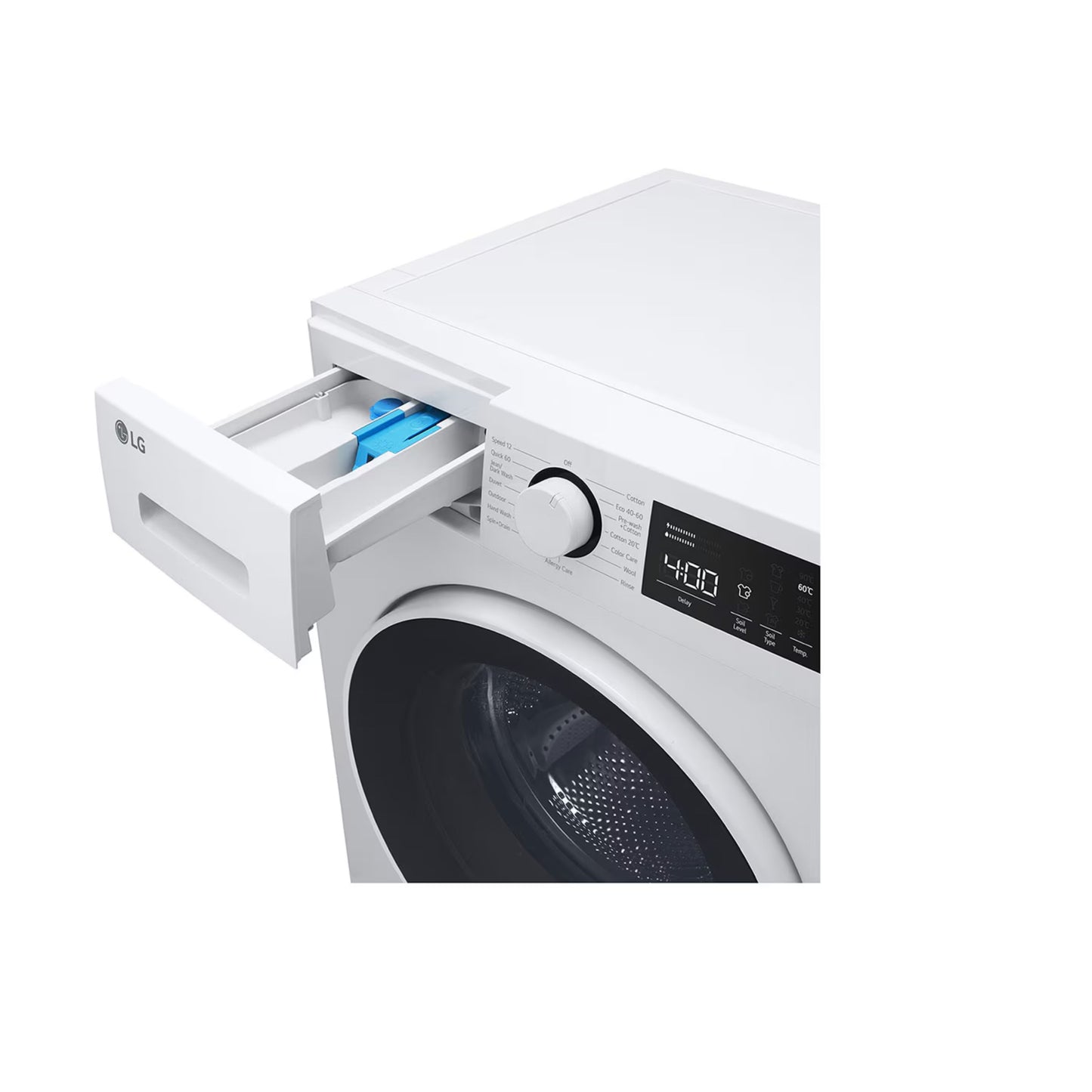 LG Front Load Washing Machine with Stain Care and Allergy Care Cycles, 8kg White Color