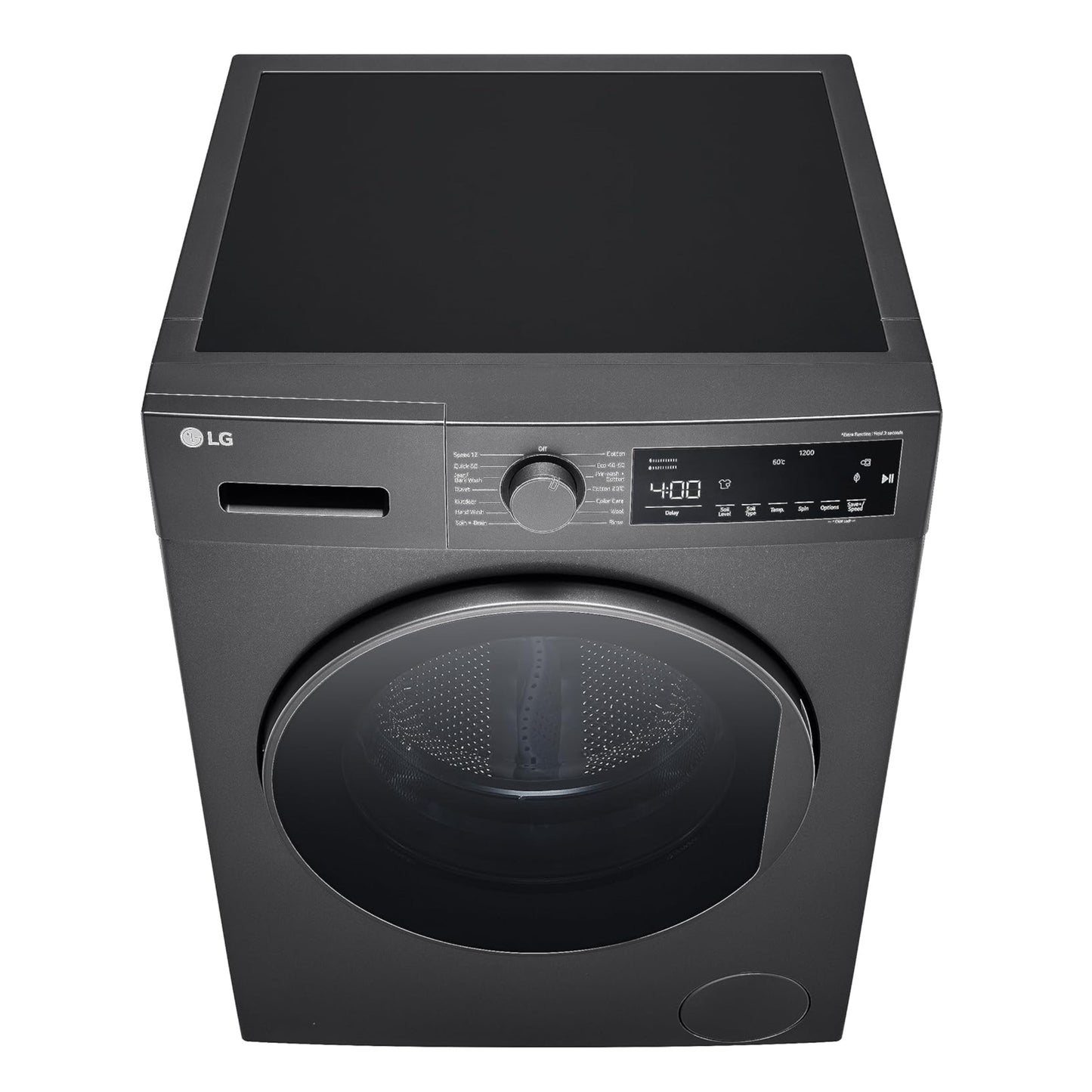 LG Front Load Washing Machine with Stain Care and Allergy Care Cycles, 8kg Silver color