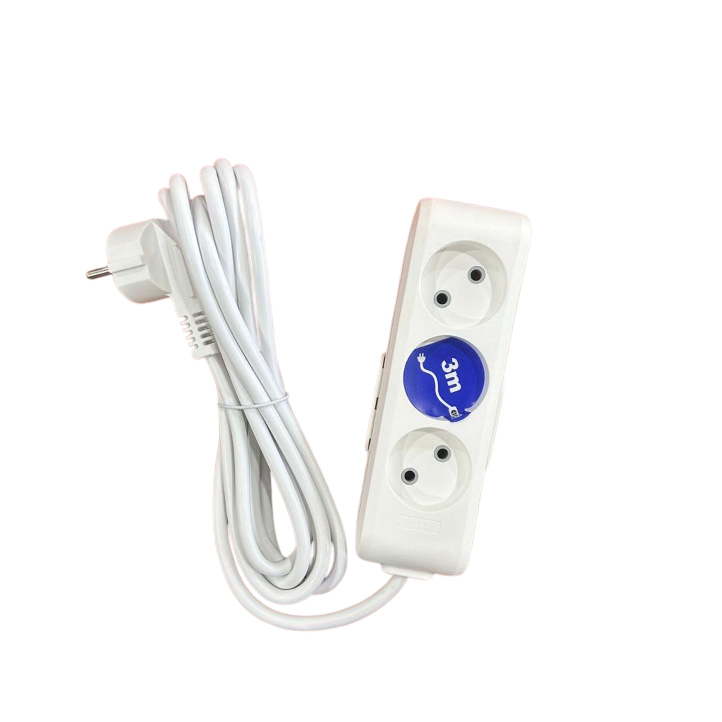 Electric extension 3 meters 3 sockets
