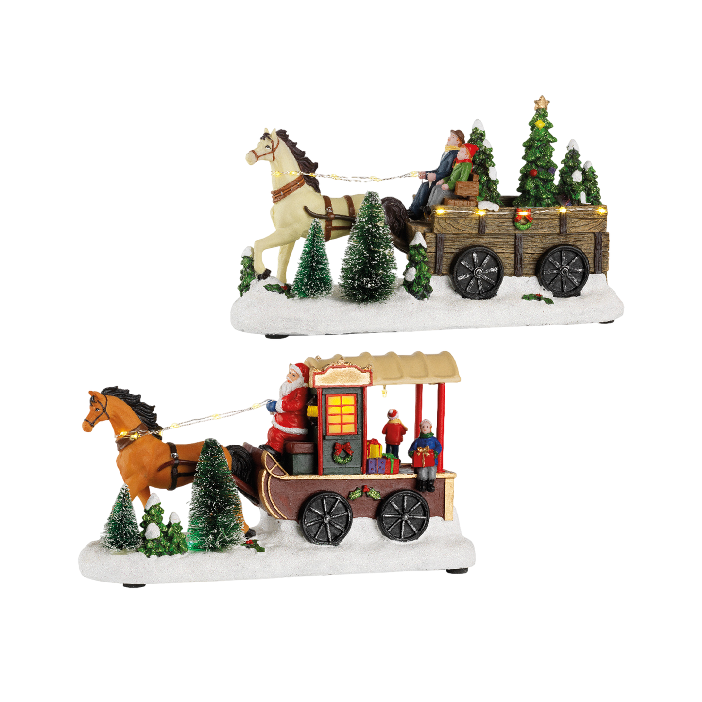 LED scenery polyresin steady BO indoor L.11cm x W.30cm x H.17cm