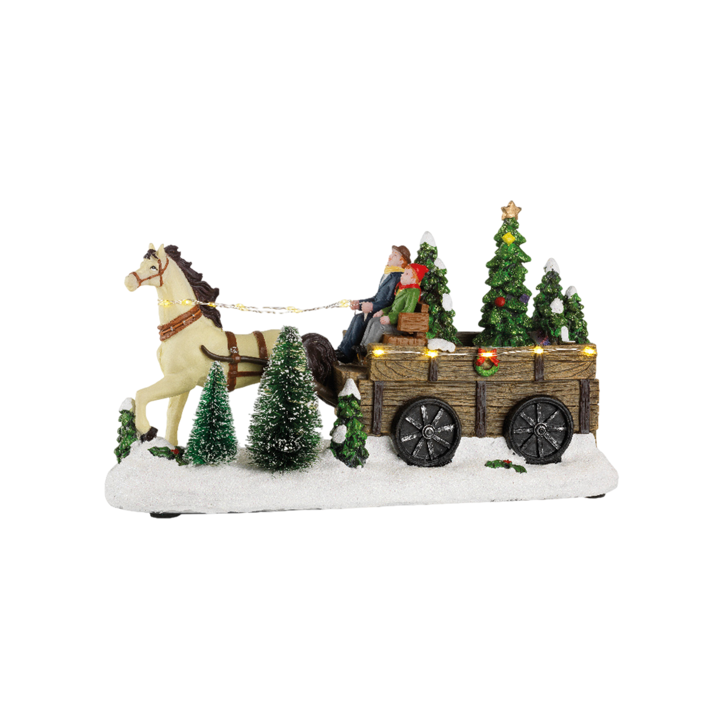 LED scenery polyresin steady BO indoor L.11cm x W.30cm x H.17cm