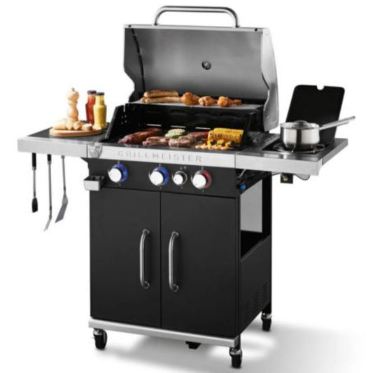 Grill Meister 3+1 Stainless Steel Gas Grill