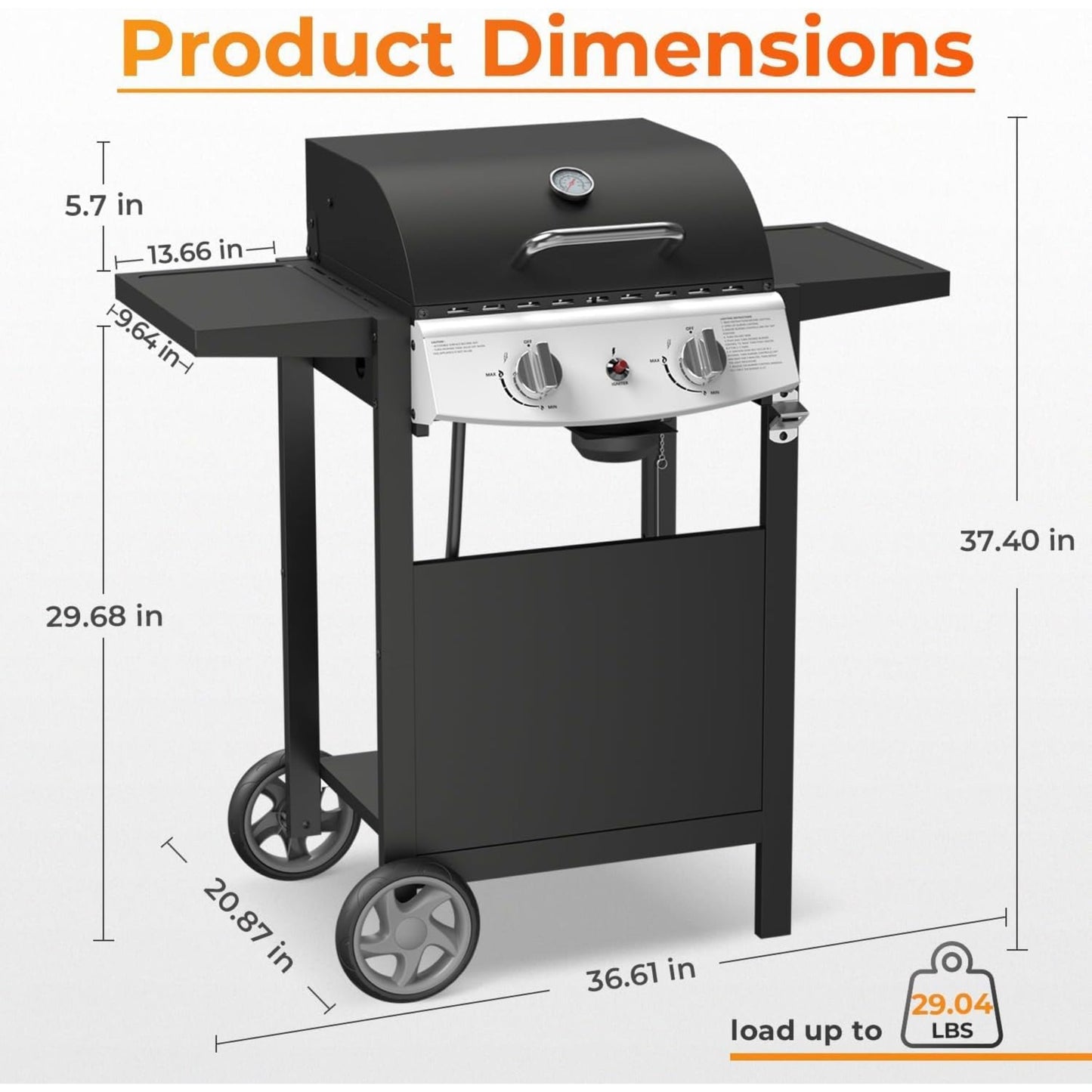 Grill Meister  2 Burner BBQ Propane Gas Grill