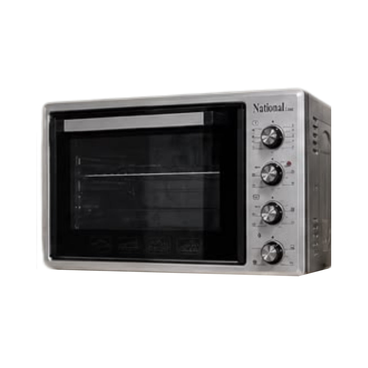 National line electric oven Double Glass 65L - 2200W Silver