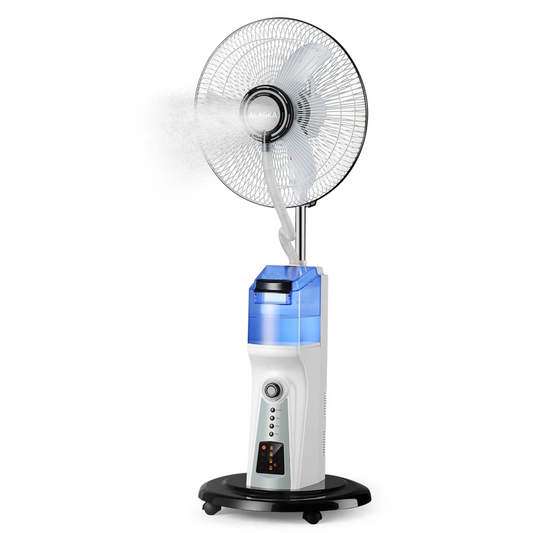 ALASKA 16 Inch Water Cooling Air Cooler Rechargeable Mist Fan - with remote - AC/DC