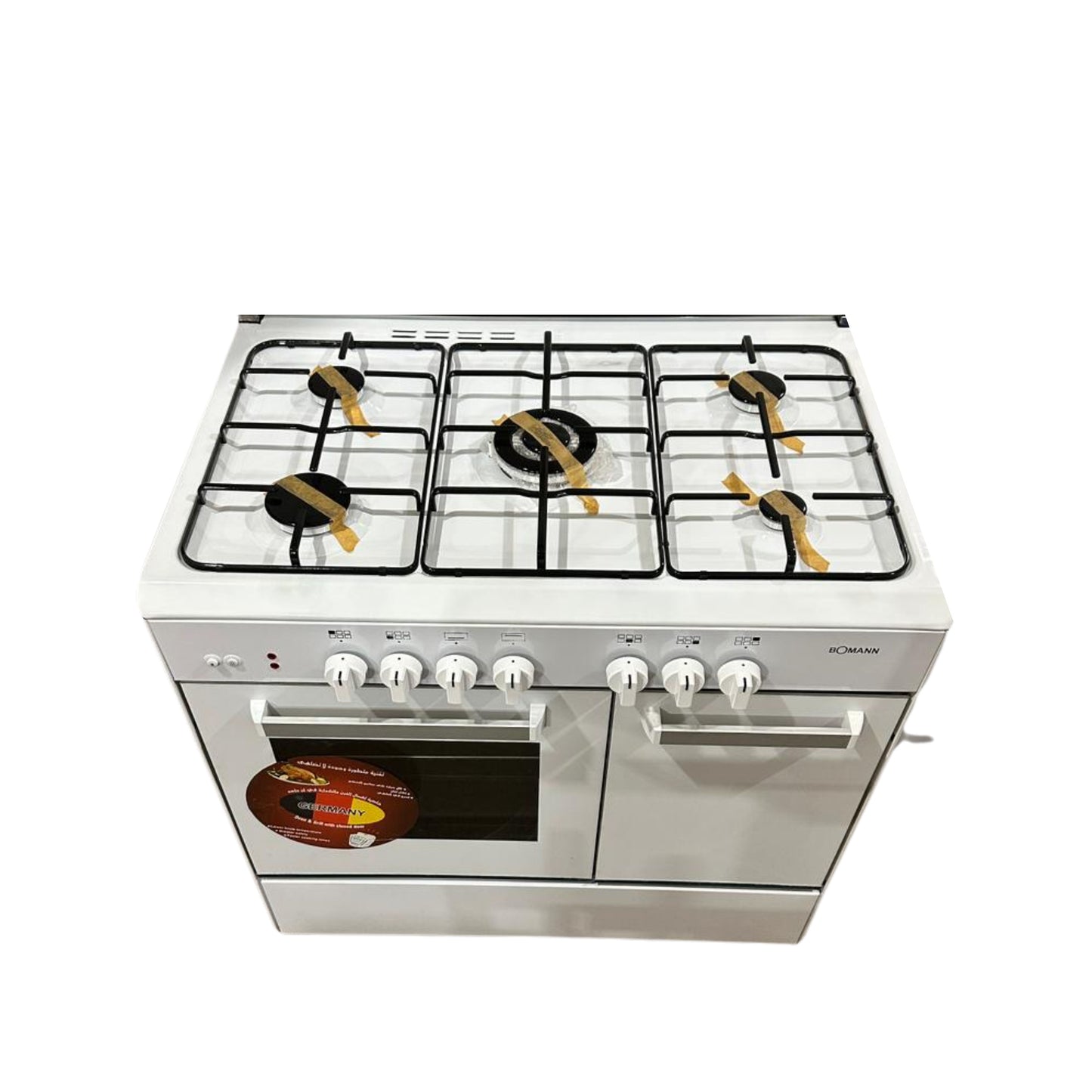 BOMANN 2 gas cooker 5 burners 2 Doors - White