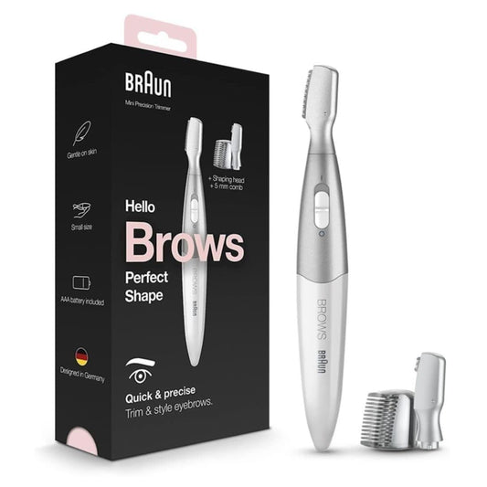 Braun Mini Unisex Precision Trimmer , Eyebrow Trimmer, Multicolour, Corded Electric