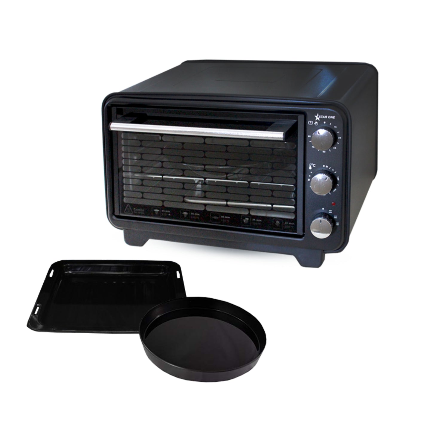 KUMTEL ELECTRIC OVEN 36L BLACK  - 1300W