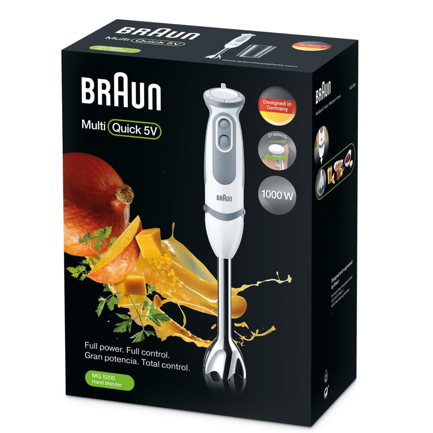 Braun, MultiQuick 5 Vario Hand blender 1000W
