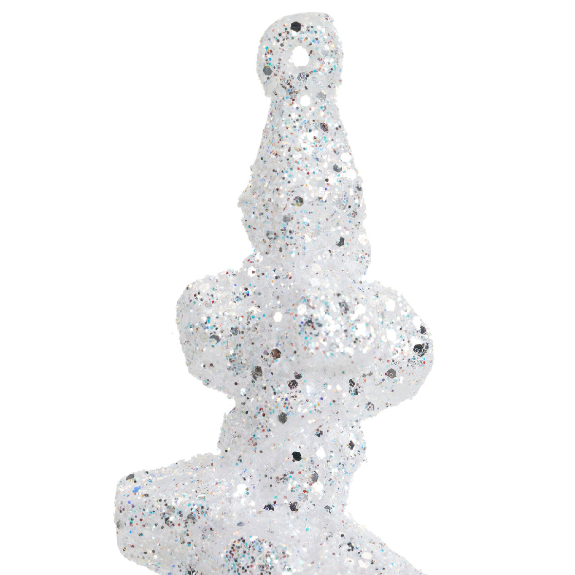25 cm glittery icicle ornament