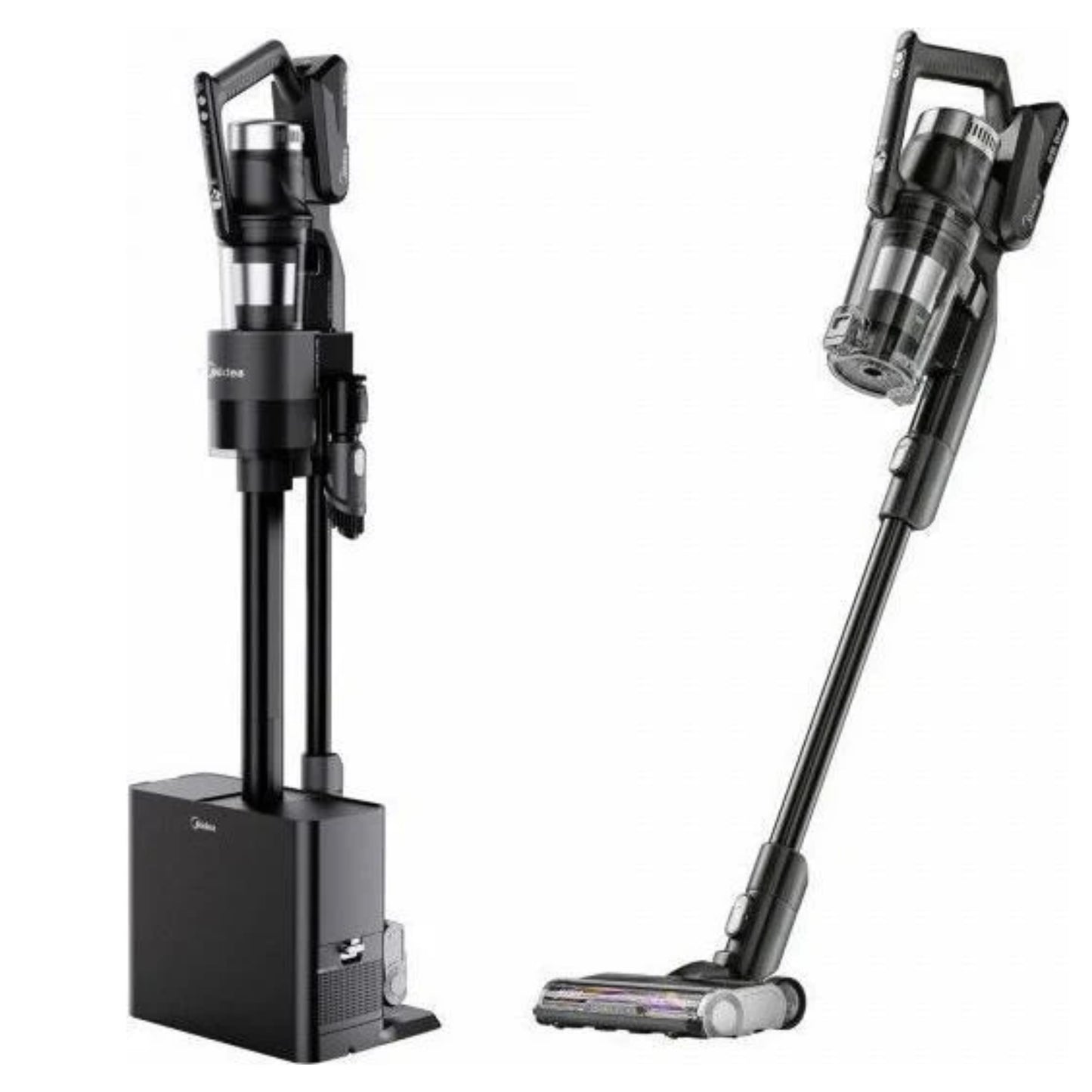 Midea Station rechargeable Vacuum Cleaner | P8 Plus  | Handstick 2in1 | 25.9 V | Operating time (max) 60 min | Black