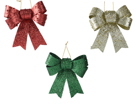 plastic bows  (1 piece)  11.5cm
