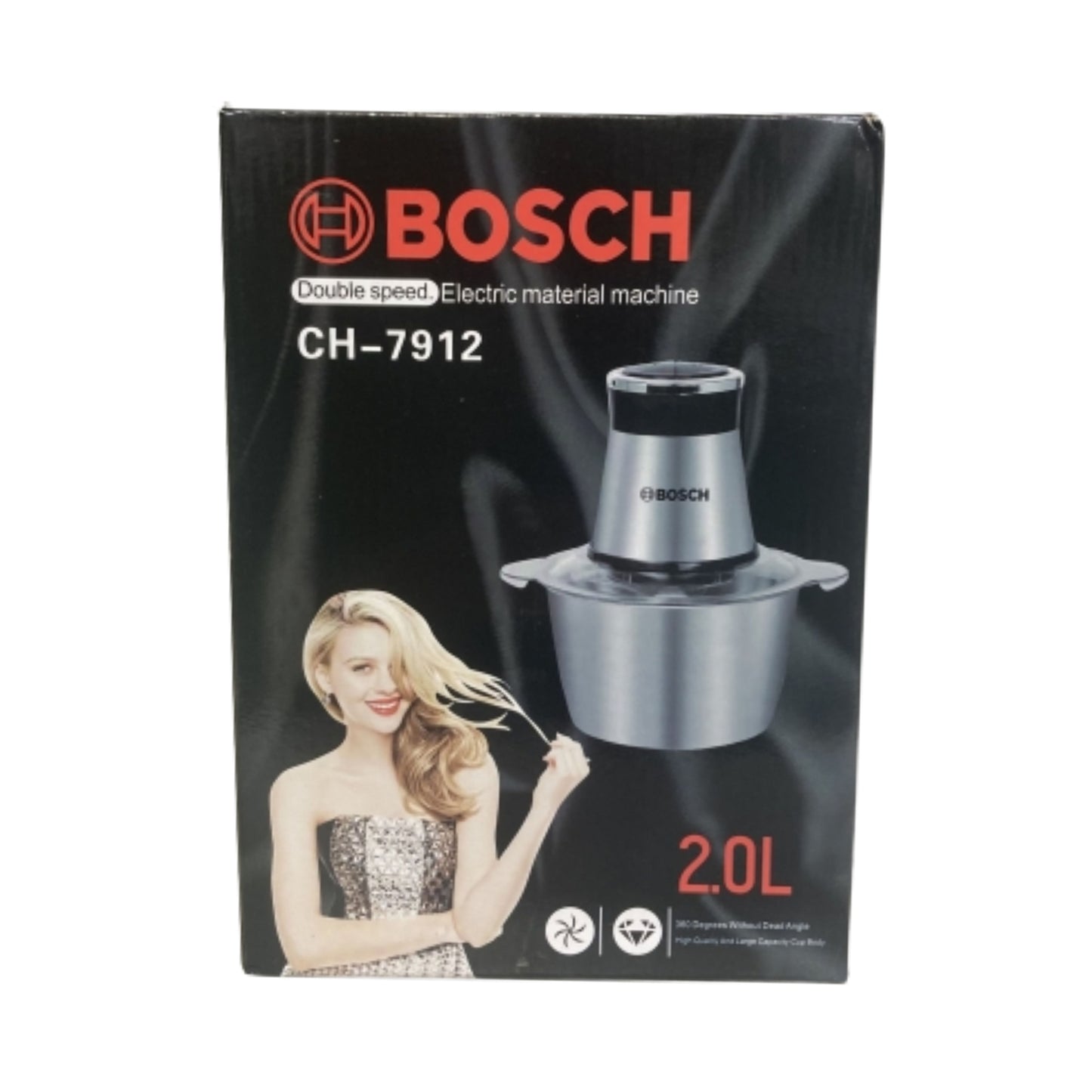 bosch stainless Electric Chopper Multi-purpose Glass Food Chopper Bosch Mincer Blender Chopper Mixer - 800W