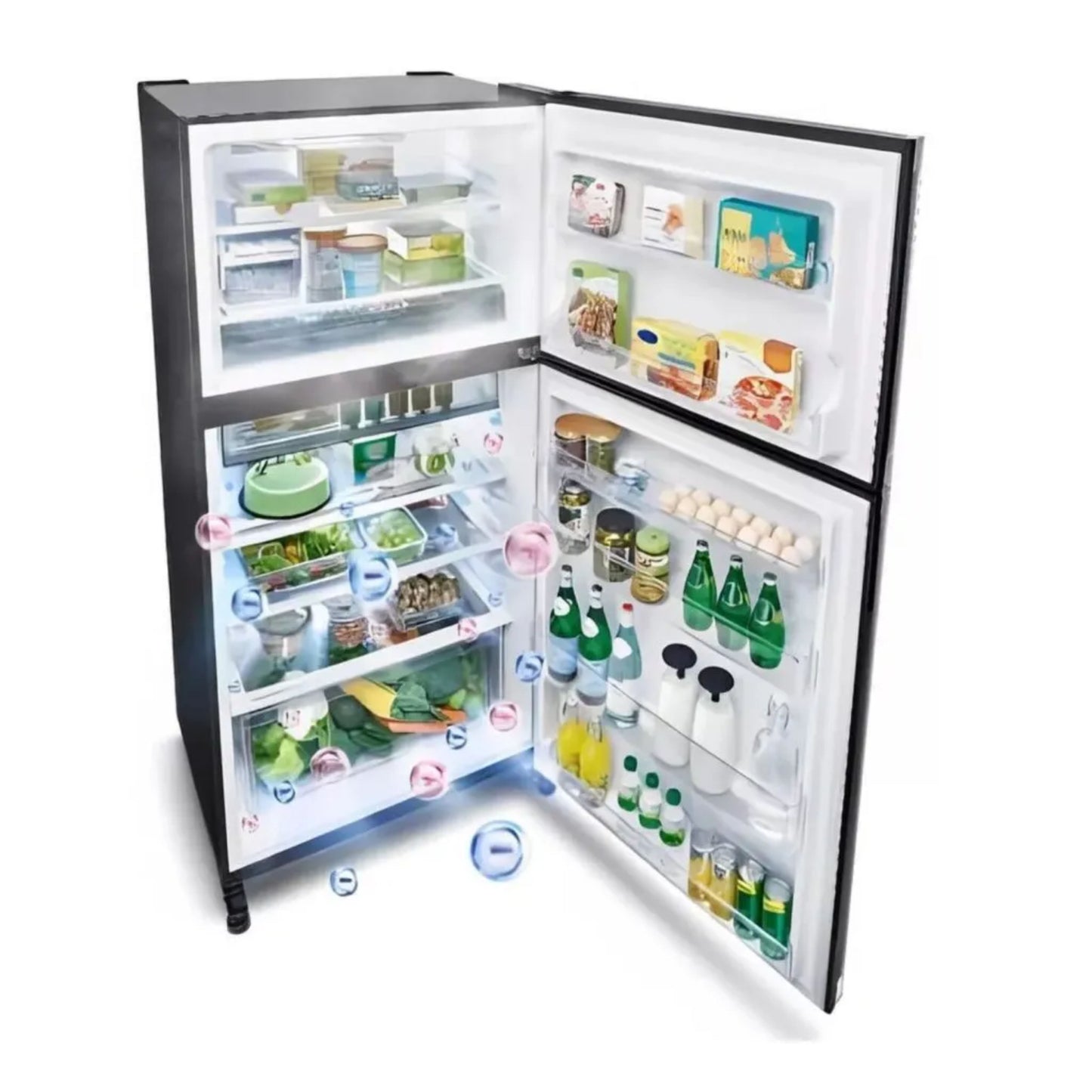 Sharp  Refrigerator, 710L Net Capacity, Beige 177cm