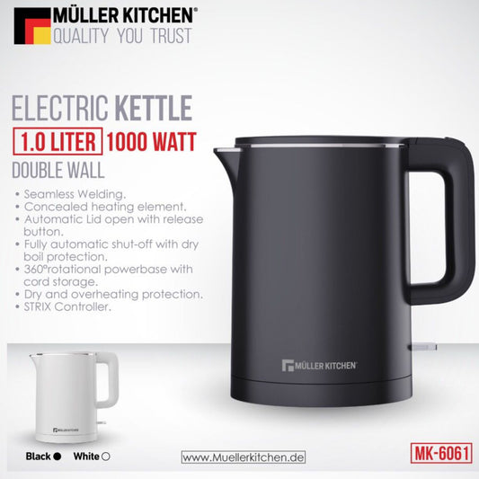 Electric Watter Kettle – 1000W- 1L