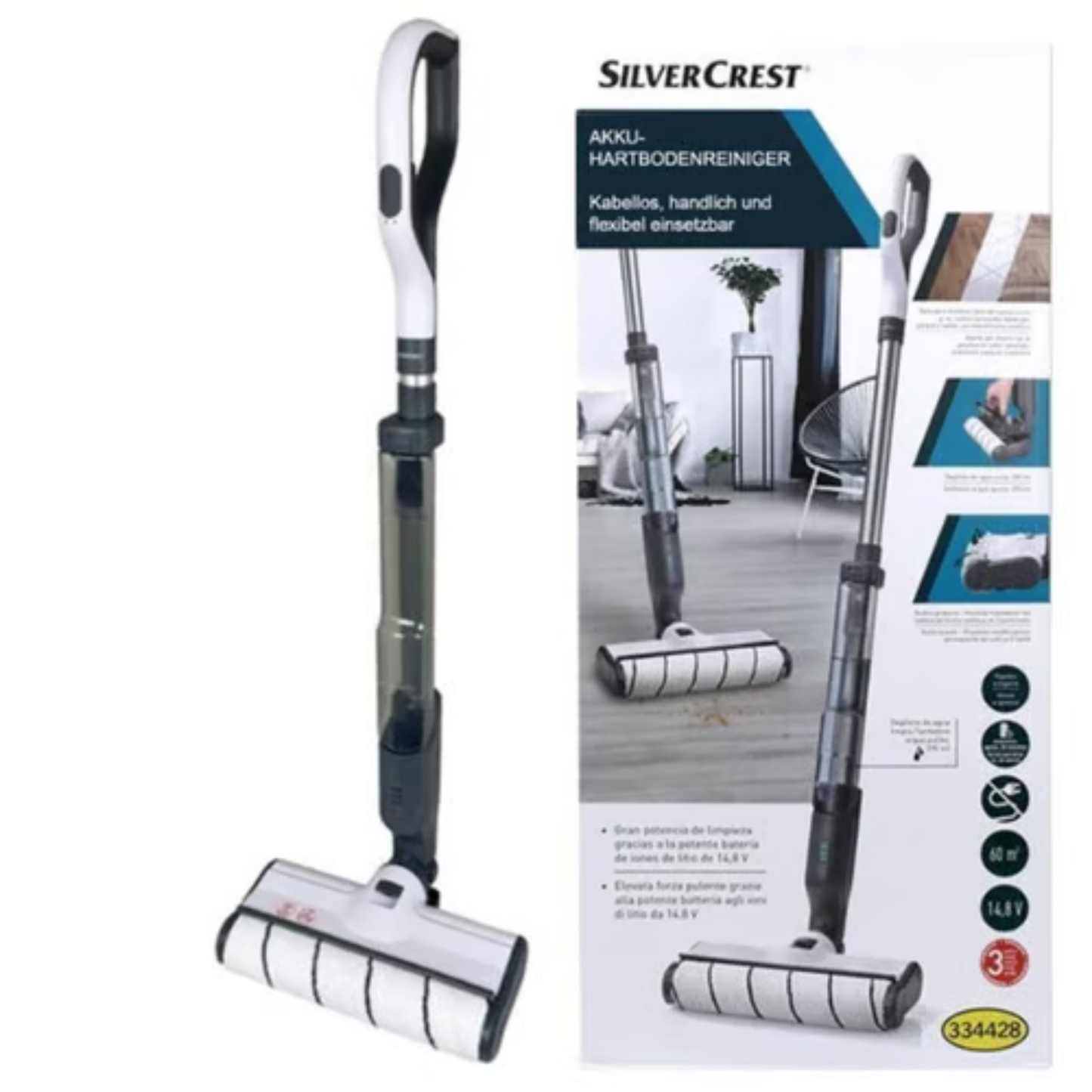SILVERCREST CORDLESS HARD FLOOR CLEANER