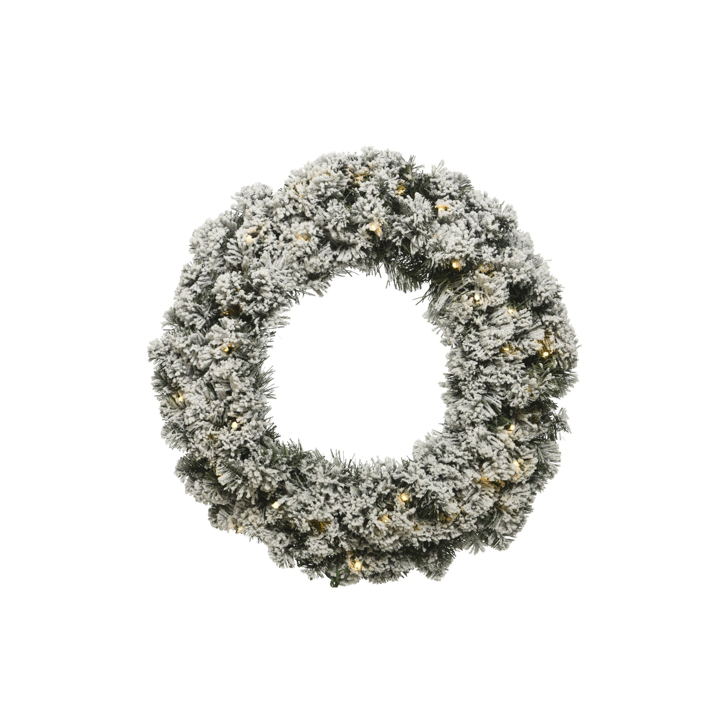 Imperial wreath snowy LED
