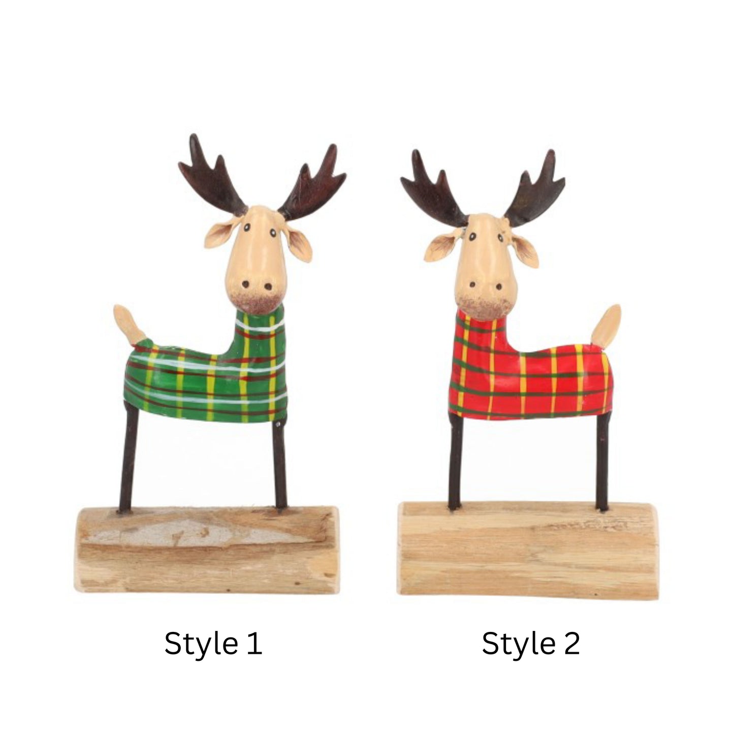 Deco Natal Moose L=9cm W=5cm H=14cm