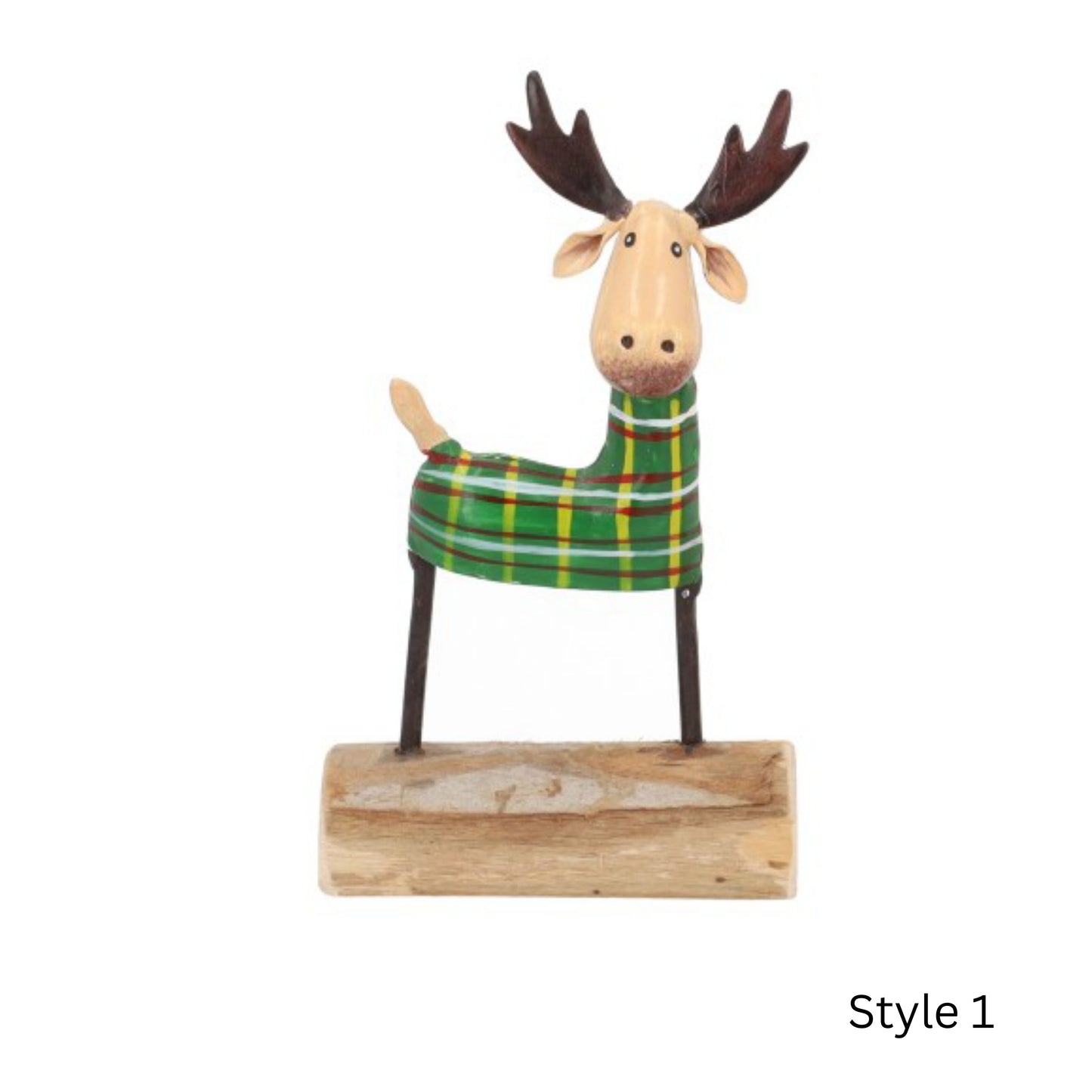 Deco Natal Moose L=9cm W=5cm H=14cm