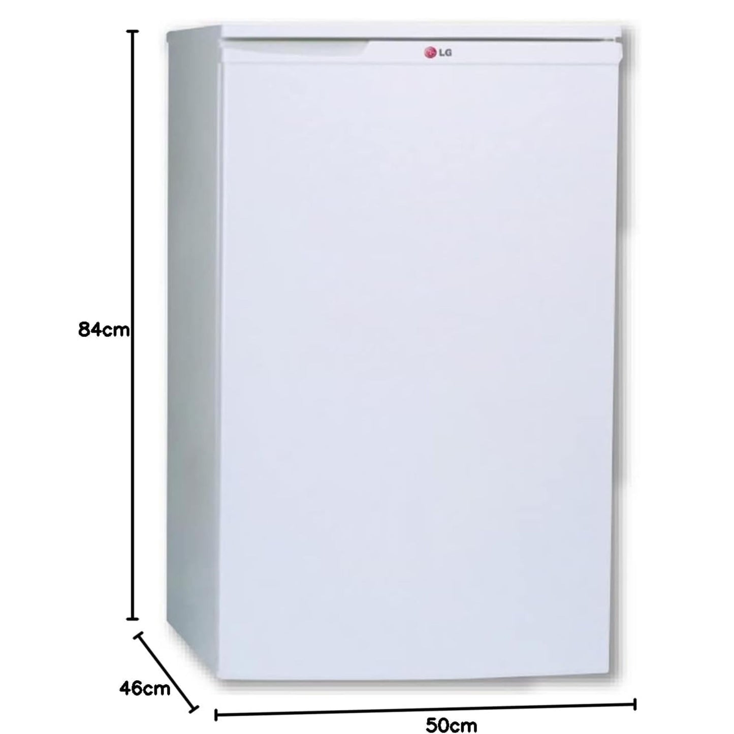 LG 131 Liter office Refrigerator Single Door Inverter Compressor - White -  84cm